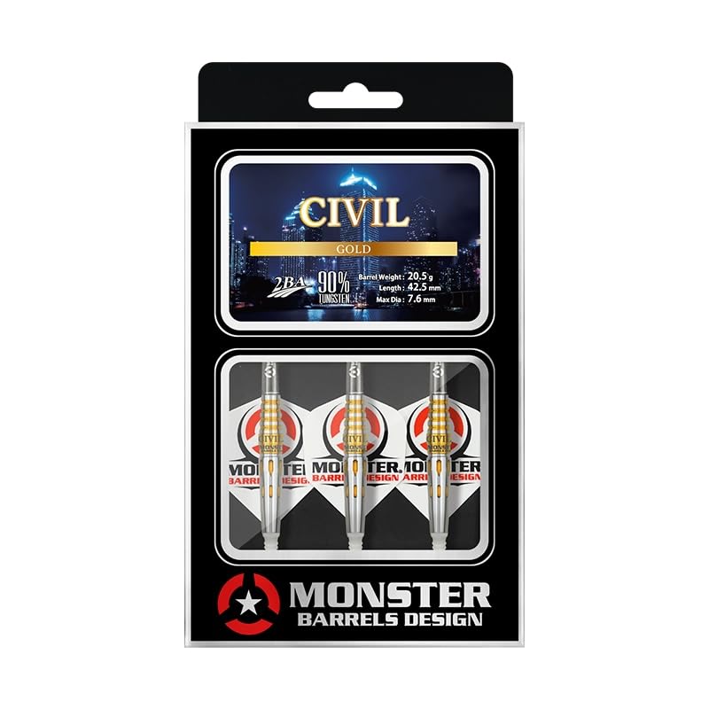 Monster Darts CIVIL GOLD 20.5г вольфрам 90%