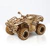Hallisun 3D Wooden Puzzle for Adults 3D Assembly Puzzle Beach Buggy Car Moving Mechanical Craft Handicraft DIY Mechanical Wooden Puzzle Toy Hobby
