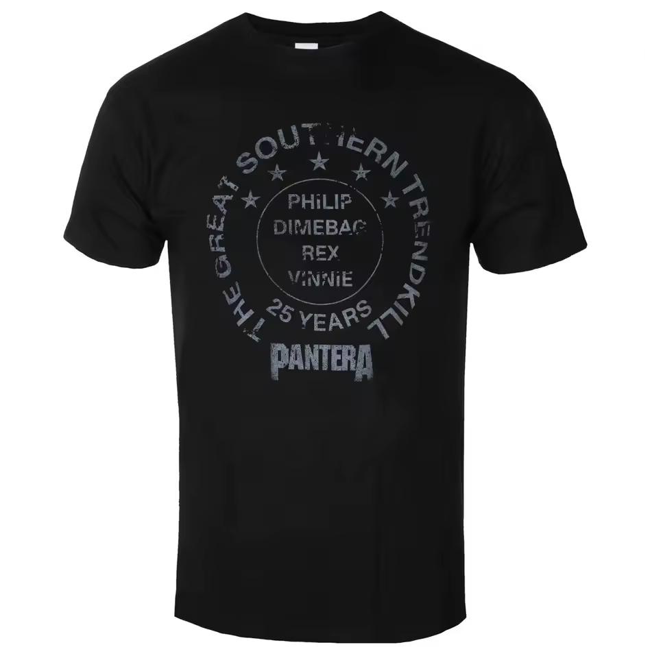 Pantera - Trendkill Art Pattern Groove Metal Band T-Shirt Casual Street Style Cotton T-Shirt Suitable for Both Men and Women