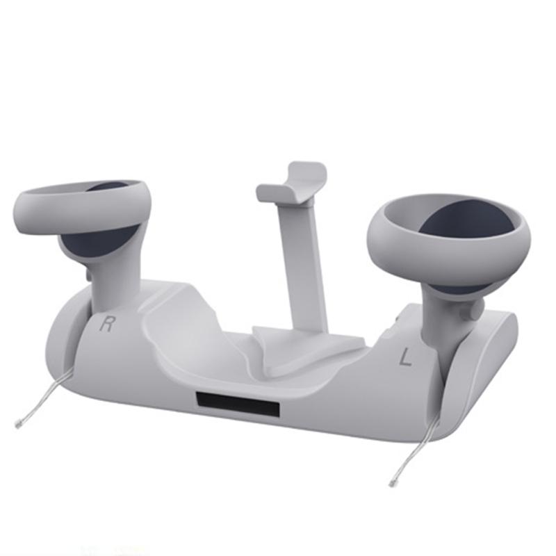 Зарядная док-станция, подставка для гарнитуры, стойка для хранения контроллера, совместимая с очками Oculus Quest2 Vr