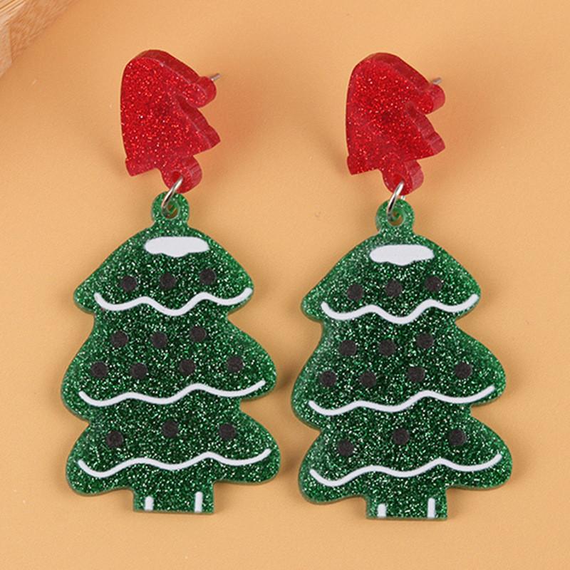 Christmas Earrings Collection With Santa Stars Bells And Bear Shapes For Women