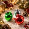 Mirror Finish Apple Shape Ornament Hanging Pendant Christmas Tree Decoration  Christmas Party