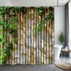 Зеленый бамбук шторка для душа Дзен медитация природа ботанический полиэстер ткань шторки для душа декор для ванной комнаты с крючками