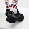 New FILA Low Top Casual Shoes Men's Black/Shadow Black Gray F12M432112FDB