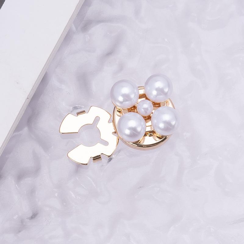 Декоративные запонки и пуговицы для воротника с цветными стразами