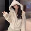 Imitation Mink Fur Women's Short Winter New Hooded Thickened Small Plush Coat Coat