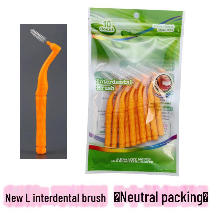 Ортодонтическая L-образная мягкая щетина для чистки межзубных промежутков и зубов мудрости