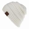 Cable Knit Winter Hats Women‘s Ponytail Messy Bun Beanie Portable Beanie Hat  for Girls