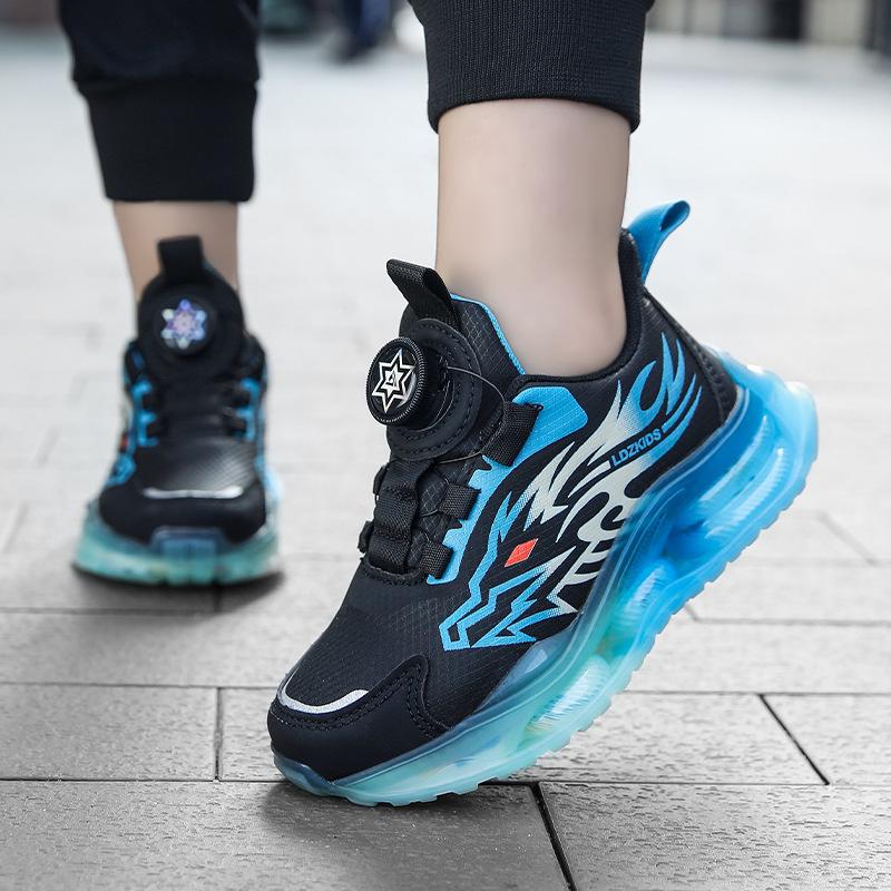 Spring Boys Boys Shoes Sports Shoes Sports Kids Boys Spring and Autumn New Boys Sports Spin