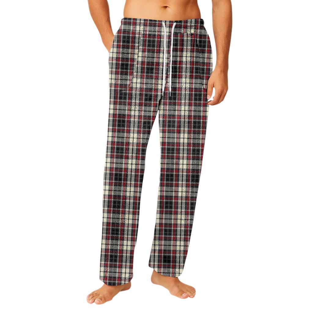 Men's Home Soft Pajama Pants Drawstring With Pockets Casual Sports Pants