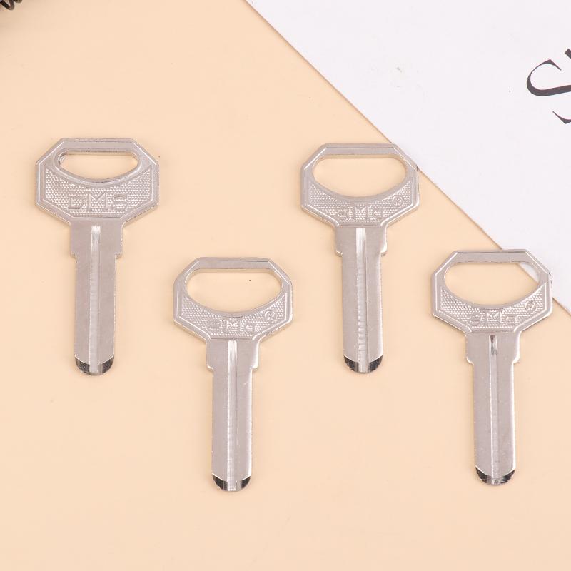 10 шт. Заготовка ключа со средним пазом, маленькая квадратная, компьютерная пробивка DMS, заготовка ключа, замок с отпечатком пальца, кодовый замок, заготовка