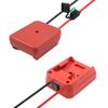 Адаптер для аккумуляторов Milwaukee M14 M18 14,4-18 В Li-Ion, Внешний источник питания, DIY Коннектор, Переключатель Вкл/Выкл, Адаптер с предохранителем 30А, Держатели предохранителей1