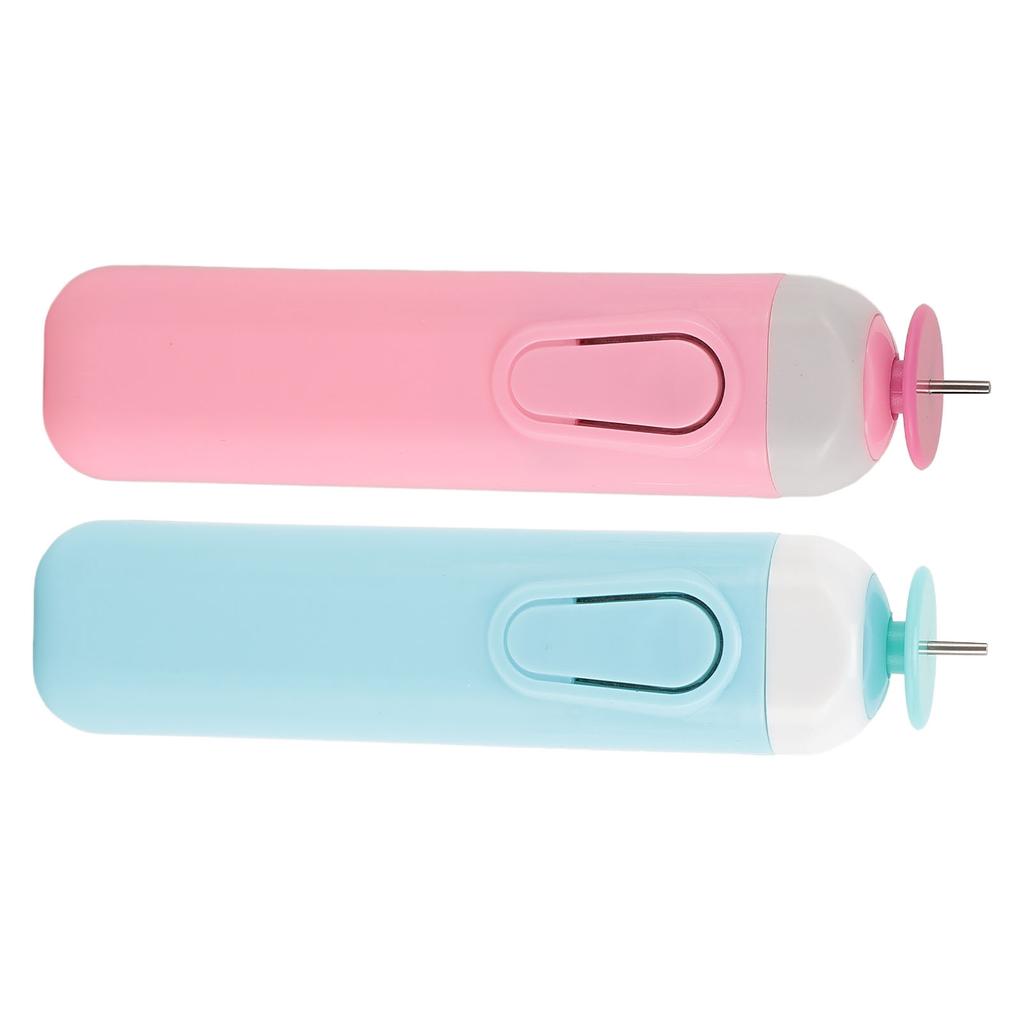 Электрическая ручка для скручивания бумаги Легкий пластиковый и металлический электрический инструмент для квиллинга с прорезями