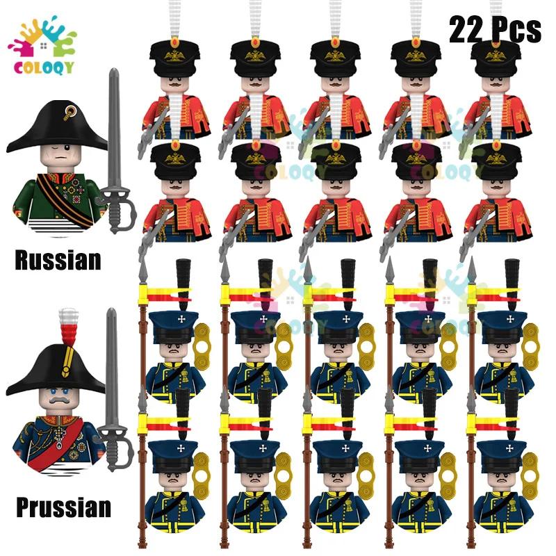 Kids Toys 22Pcs/10Pcs Napoleonic Wars Military Soldier Building Blocks Imperial Navy Figures Toys For Kids Birthday Gifts