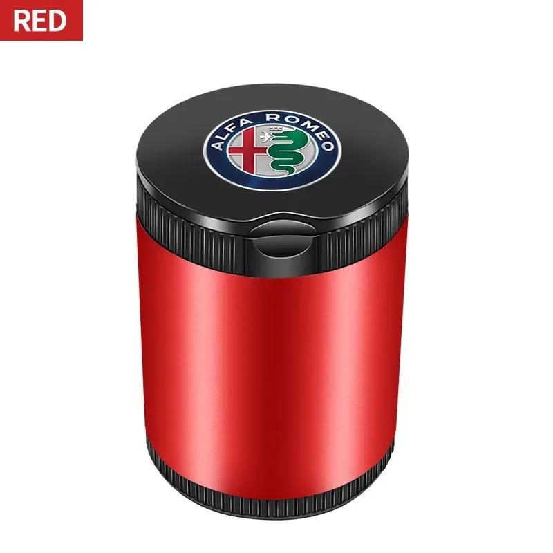 Car Cigarette Ashtray Cup Holder Cigar Ash Tray Container For Alfa Romeo Giulia Stelvio Giulietta 156 159 147 Mito Tonale GT yu52