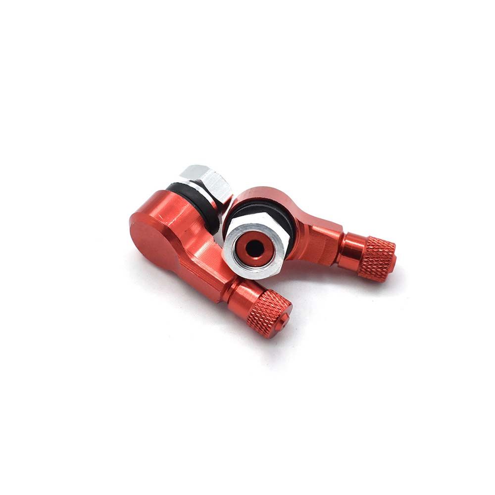 Zinc Zinc Alloy 90 Degree Angle CNC Valve Adaptor Motorcycle Gas Nozzle Extension Valve Stem Tyre Valve