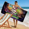Creepy Puppet 2D Flat Print Beach Towel, Large Soft Quick Dry Towel for Beach Camping Swimming.NSTJ0928424