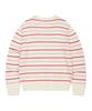 WACKY WILLY Women'S Striped Pullover Cream
