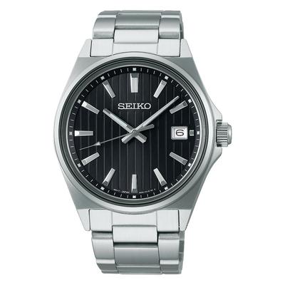 Мужские кварцевые часы Seiko Selection S Series SBTH005 с черным циферблатом