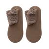 Women Winter Ankle Socks Thermal Socks with Lace Cuffs Warm Socks with Anti-Slip Sole for Daily Wear Street Dates