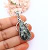 Подвеска с серафинитом/Ожерелье с серафинитом/Подвеска с зеленым серафинитом и драгоценным камнем