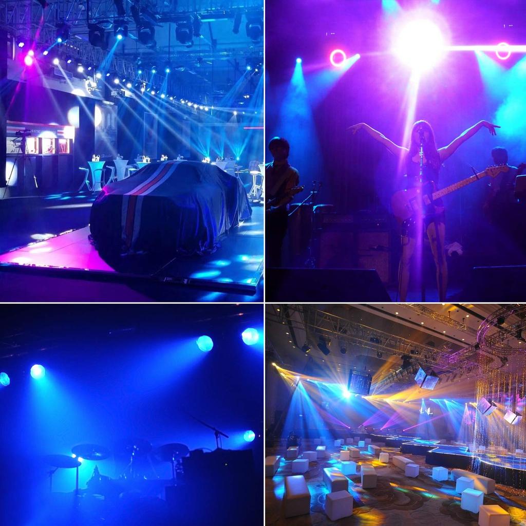BETOPPER Stage Light, 54x3W RGB LED, LPC015 Disco Light, DMX512 37CH, Party Light, Spotlight, DJ Disco Light, Club Light, High Brightness, Voice