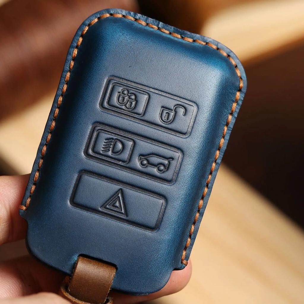 Чехол для ключей из натуральной кожи для Land Rover Range Rover Sport Discovery 3 4 Elander 2 Evoque, аксессуары