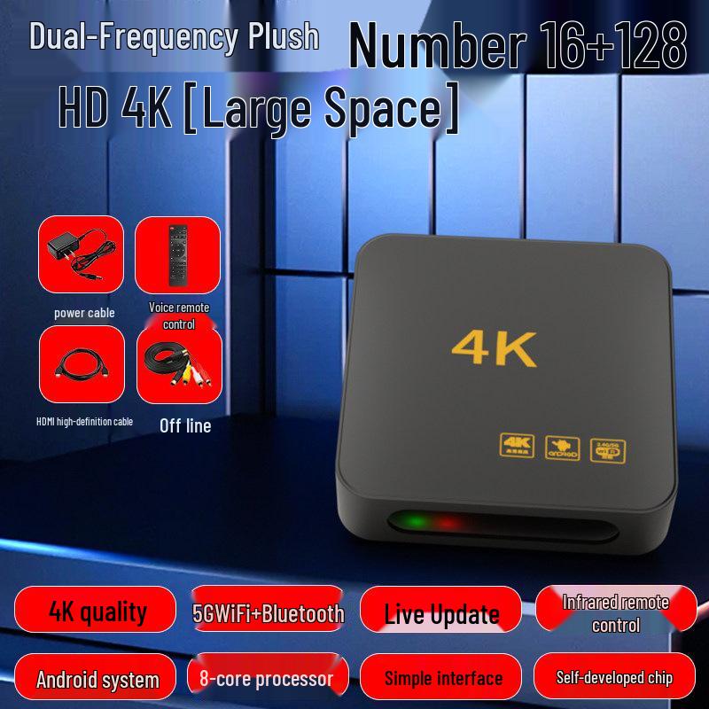 4K 5G Умная беспроводная HD ТВ-приставка