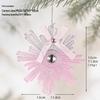Розовый градиентный венок с бабочками, пегасами и цветами, рождественские украшения, акриловые подвески