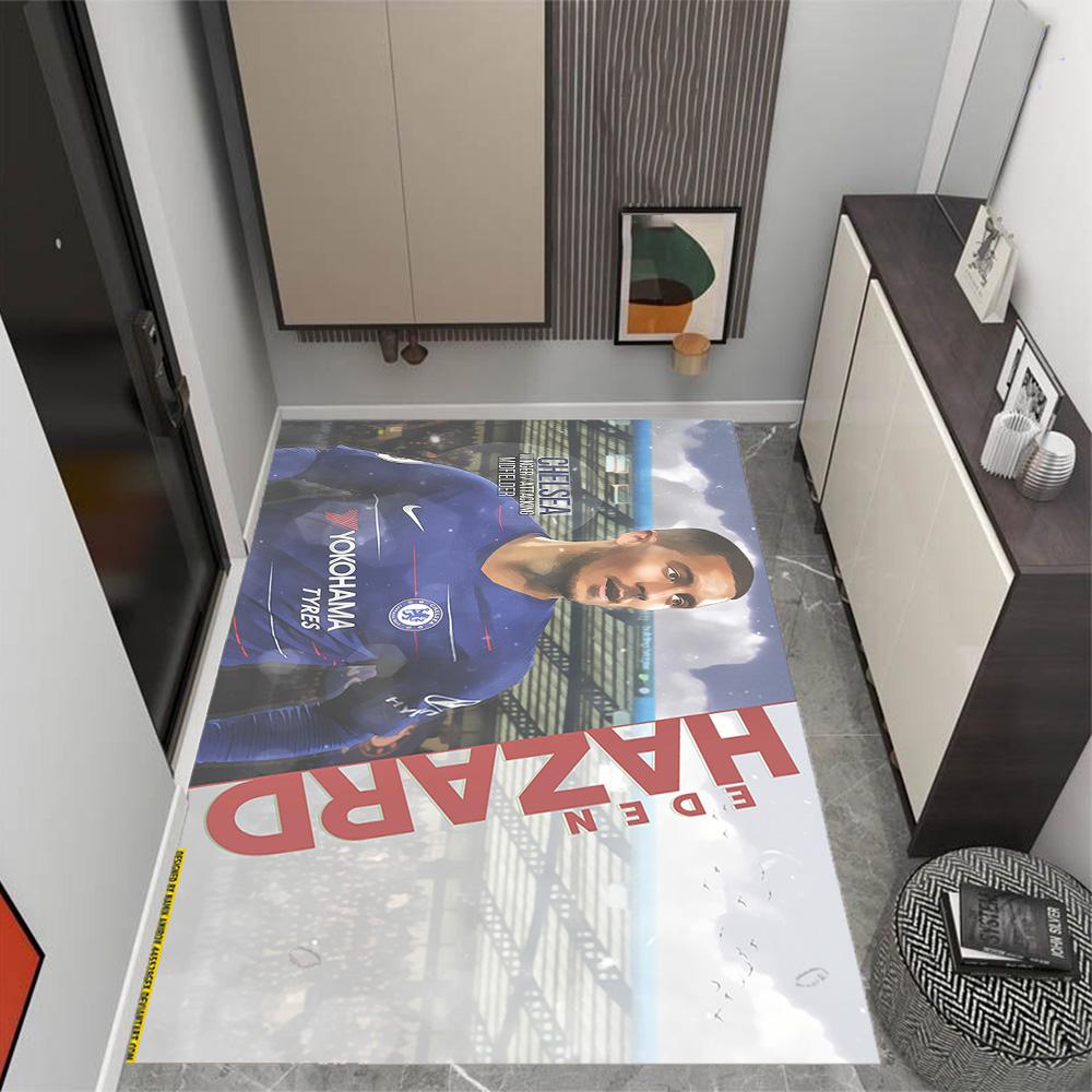 Eden Hazard Chelsea Fc Carpet Design for Playrooms Bedrooms Living Rooms Study room Antislip Carpet Decorate Offices Best for Christmas