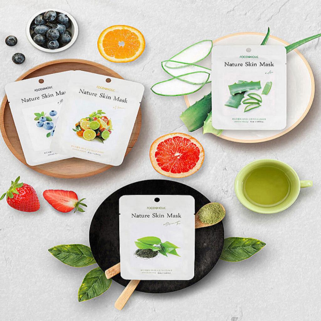 FOODAHOLIC Nature Маска для кожи лица 16шт.