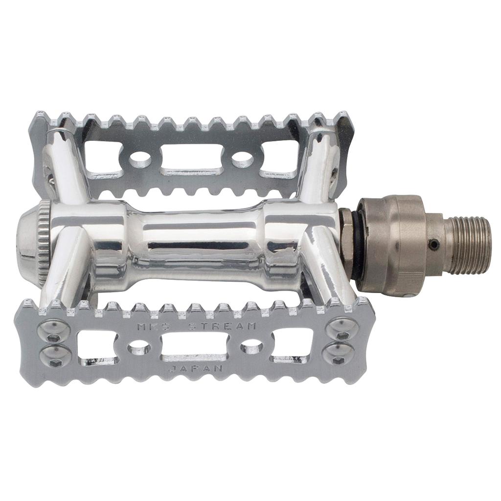 Велосипедная педаль Mikashima SYLVAN STREAM NEXT EzySuperior Stream Next Easy Silver (МКС) (Сильван Супериор)