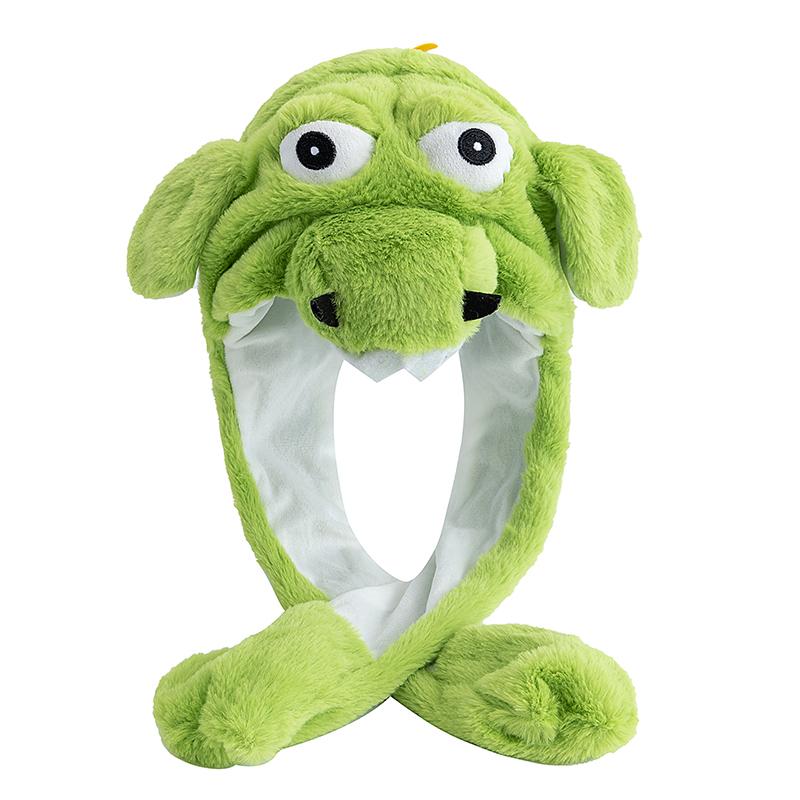 Unisex Funny Ear Hat Animal Elephant Couple Cute Ear Moving Up Cap Men Women Rabbits Ears Plush Winter Lovely Hat
