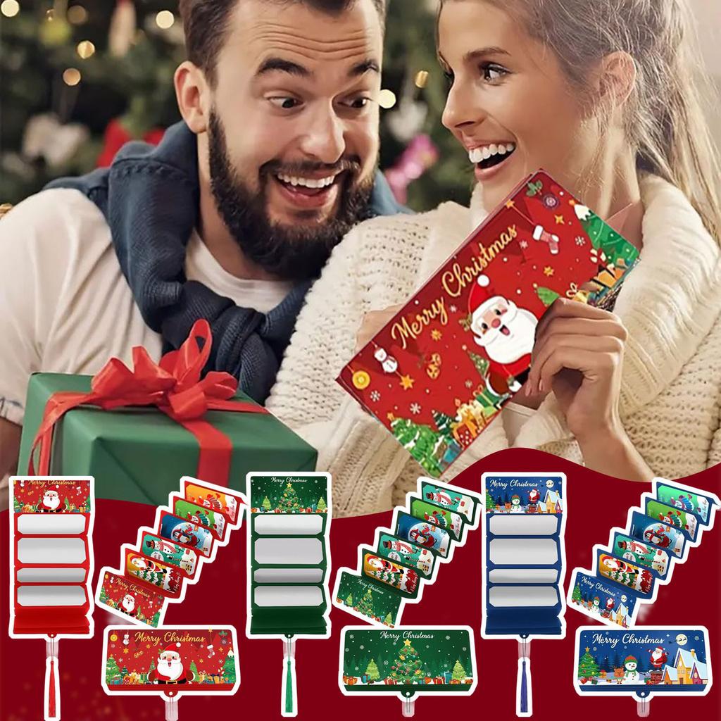 The New $10 Red Envelope Christmas Surprise Party Money Box Gift Card Or Christmas Money Supports Cash Supply.