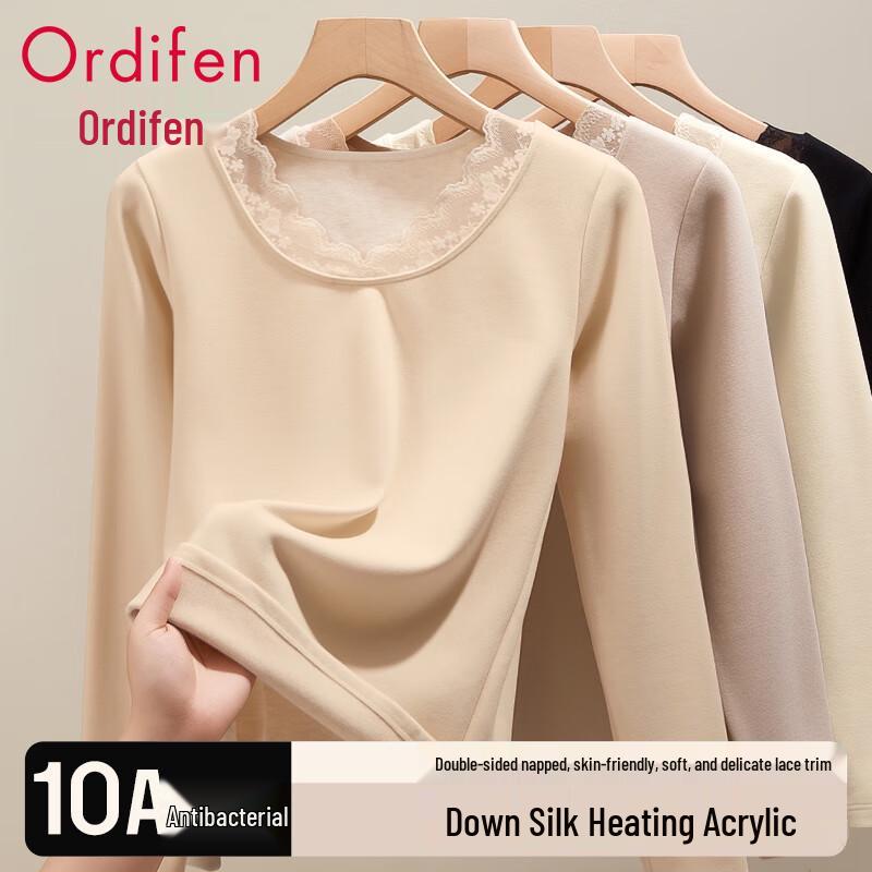 Oudifen Women's 10A Antibacterial Long Sleeve Base Layer Top