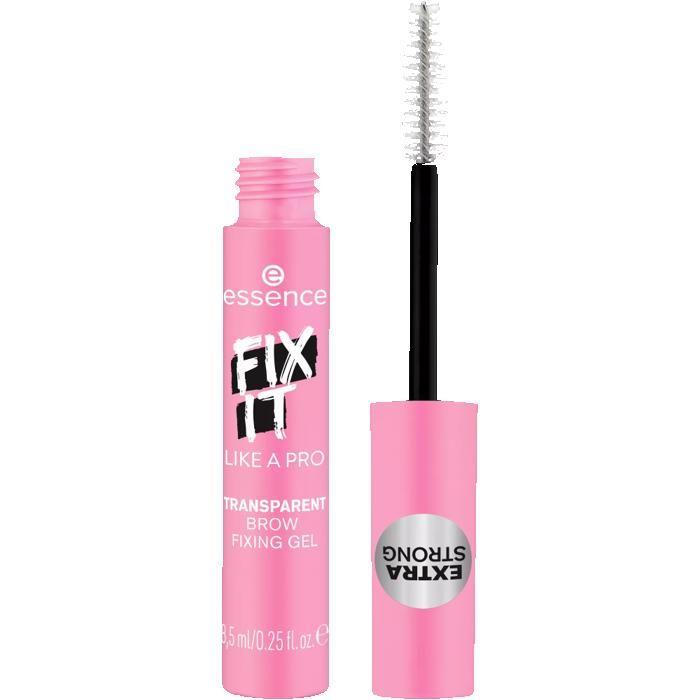 Gel fixateur pour sourcils - ESSENCE - Fix It Like a Pro - Longue durée - Transparent - Sans parabène