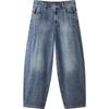 Мужские джинсы Semir свободного кроя с изогнутым силуэтом, потертые, стиранные