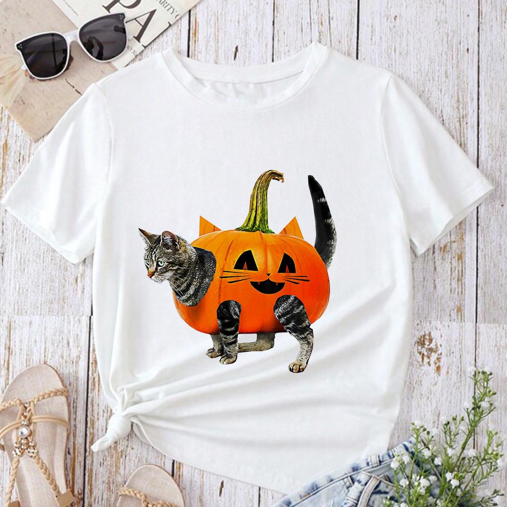 Футболка Mom Messy Bun Skull Mom Camiseta, забавная женская подарочная футболка на Хэллоуин, модная летняя эстетичная футболка с принтом «Жуткая мама»