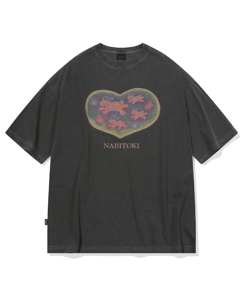 CPGN STUDIO Nabitoki Pigment Short Sleeve T-Shirt Smoke Black