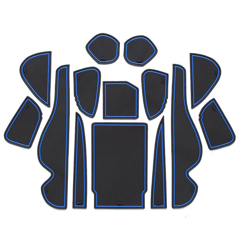 Коврик в слот двери для Toyota Harrier 60 XU60 2014 2015 2016 Нескользящая латексная подставка под подстаканник Аксессуары для отделки салона