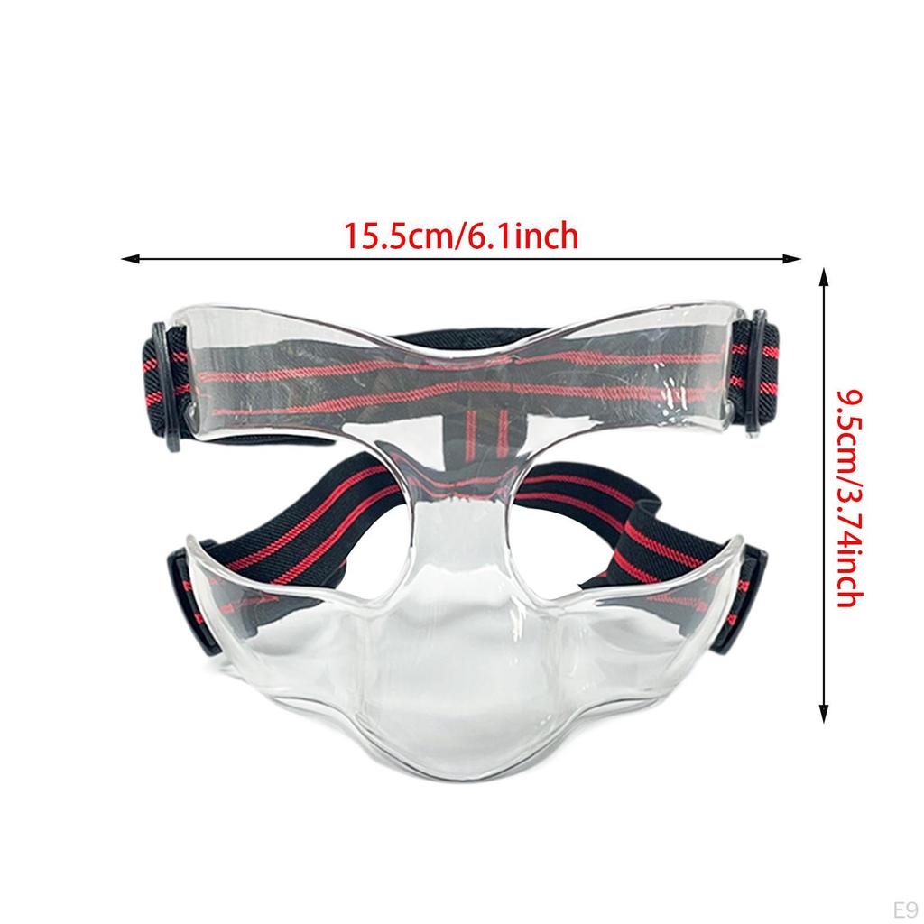 Регулируемая защитная маска для носа, маска для баскетболистов и футболистов