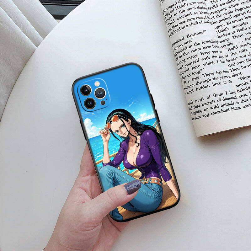 MH121 Чехол-бампер One Piece Нико Робин для Redmi Note 12 12S 12C 13 13C 13R 14 14S 14R 14C Pro Max Plus A3 A3X A4 A5 11A 13X