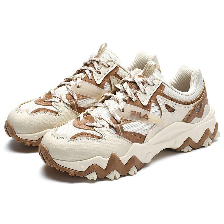 Fila Oakmont 2 Модные Ретро Кроссовки с Низким Верхом для Повседневной Носки Женские кроссовки Белый Коричневый F12W312109FWM