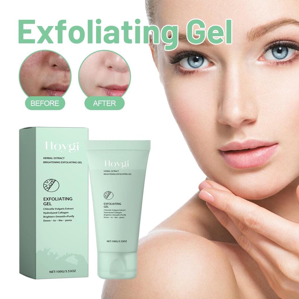 Hoygi Травяной гель для лица Мягко очищает и увлажняет для мягкой, эластичной кожи Освежающий очищающий гель для ухода за кожей 100г Hoygi Травяной гель для лица