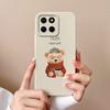 For Huawei Honor X6 X6S X6A Case Cartoon Liquid Silicone Full Coverage Anti Drop Phone Shell For HonorX6 X 6 X6 S A Bumper Funda