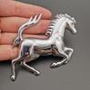 3D Metal Car Logo Stickers: Side, Tail & Horse Design