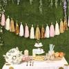 5x Tissue Tassel Garland Paper Banner Party Supplies DIY Kits Wedding Bunting Nursery Decor Baby Shower Party Decoration