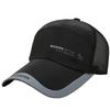 White Fang Hat Cap Breathable Mesh Sports Outdoor Duckbill CZA505 Men's Women's (Black)