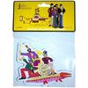 Yellow Submarine Band On Croc Fridge Magnet