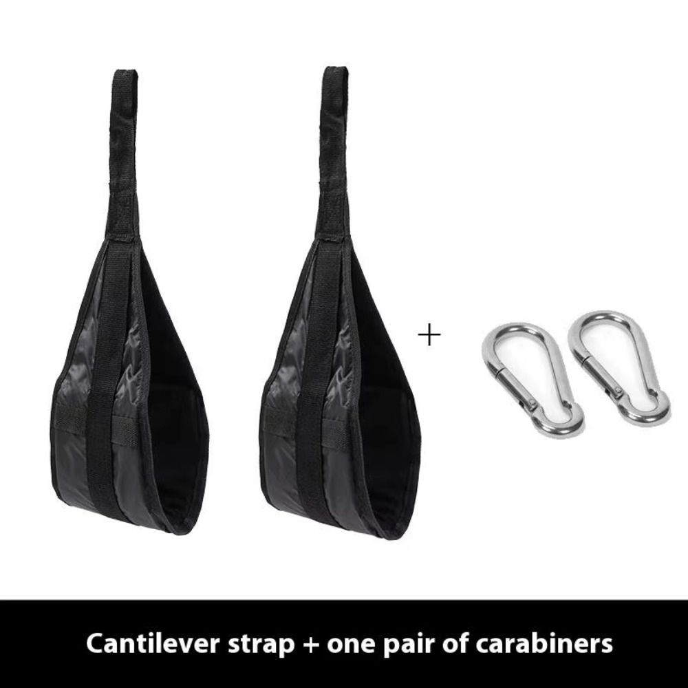 Suspension Workout Support Belt Hanging Leg Raiser Pull Up Ab Straps Abdominal Muscle